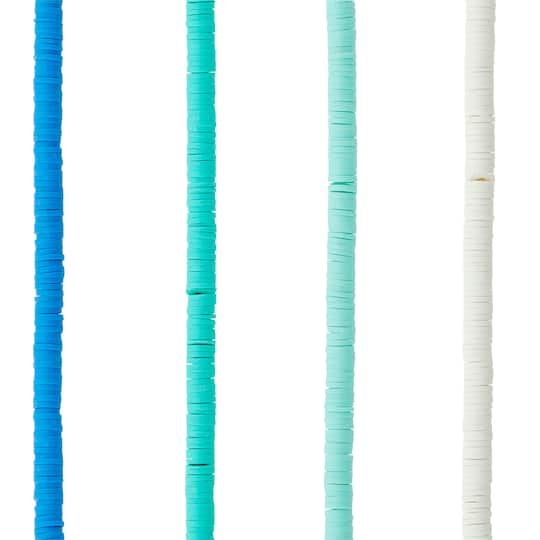 Turquoise Clay Spacer Heishi Beads, 6mm by Bead Landing™